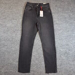 NEW Urban‎ Outfitters BDG Edie Super High Waist Super Slim Leg Jeans Black 28